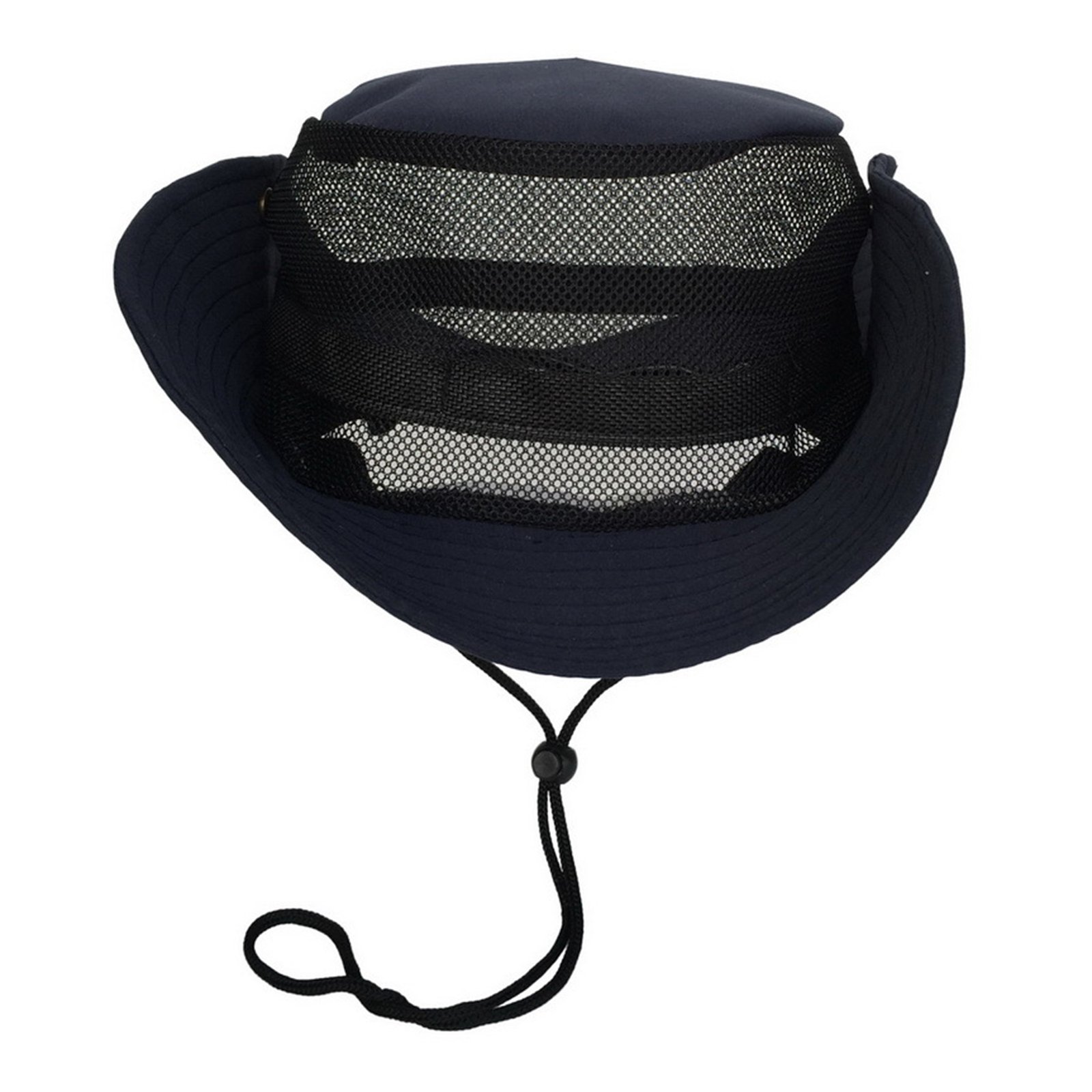 Wide Brim Mesh Sun Bucket Hat