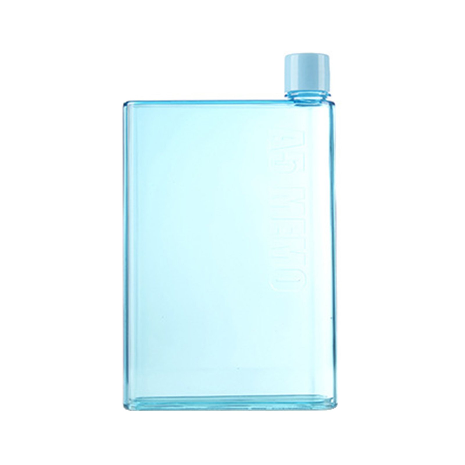 16 Oz. A5 Notebook Transparent Flat Water Bottle