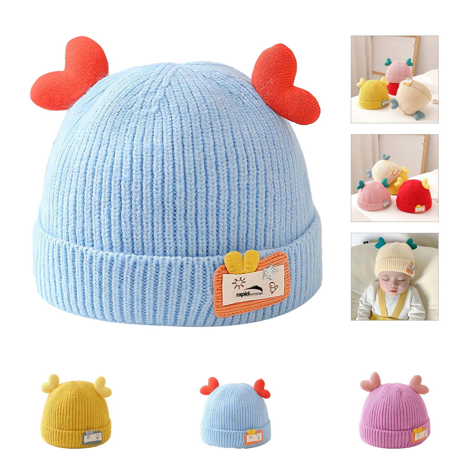 Plush Baby Knit Cap