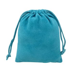 Drawstring Flocked Bag