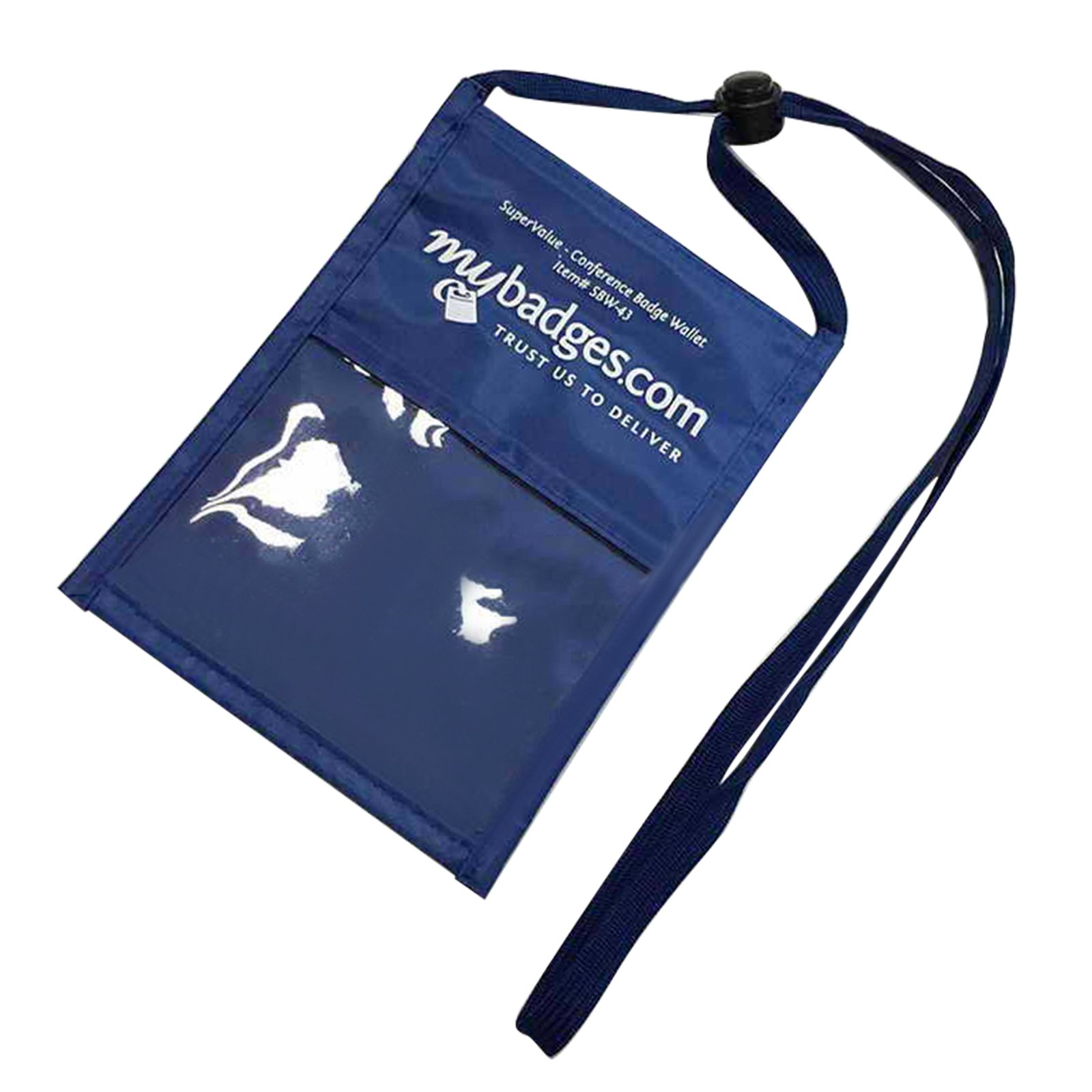 Large Oxford Neck Wallet With Adjustable Lanyard