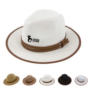 Womens Straw Panama Hat Wide Brim