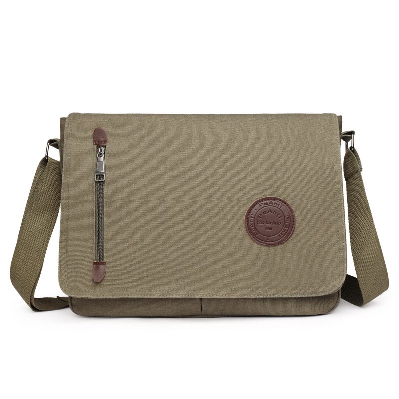 Vintage Canvas Satchel Messenger Bag