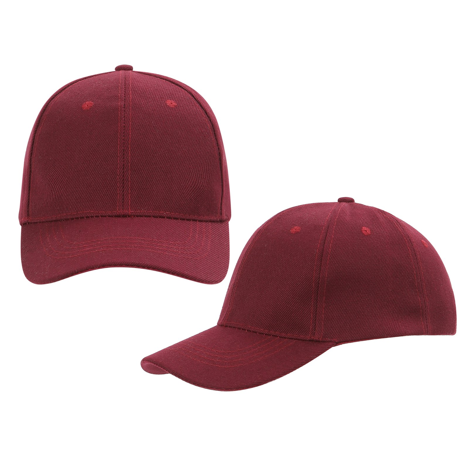 6 Panels Cotton Twill Peaked Cap