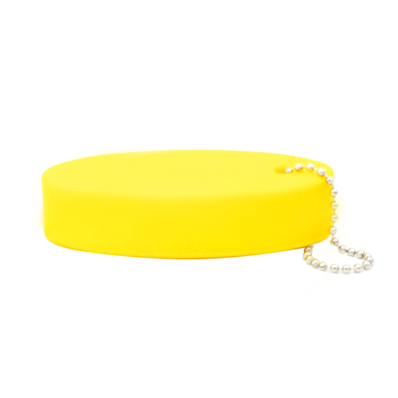 Pu Oval Soft Floating Keychain
