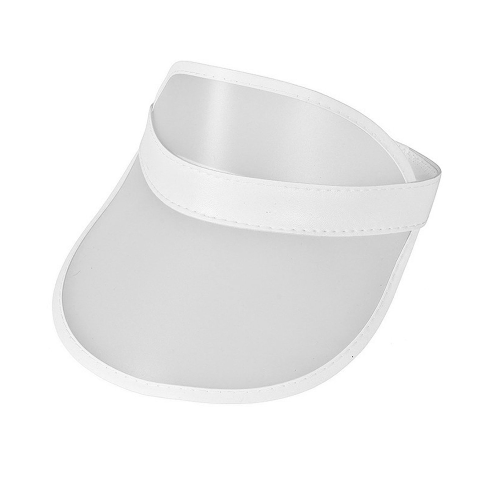 Rainbow Pvc Transparent Sun Visor Hat