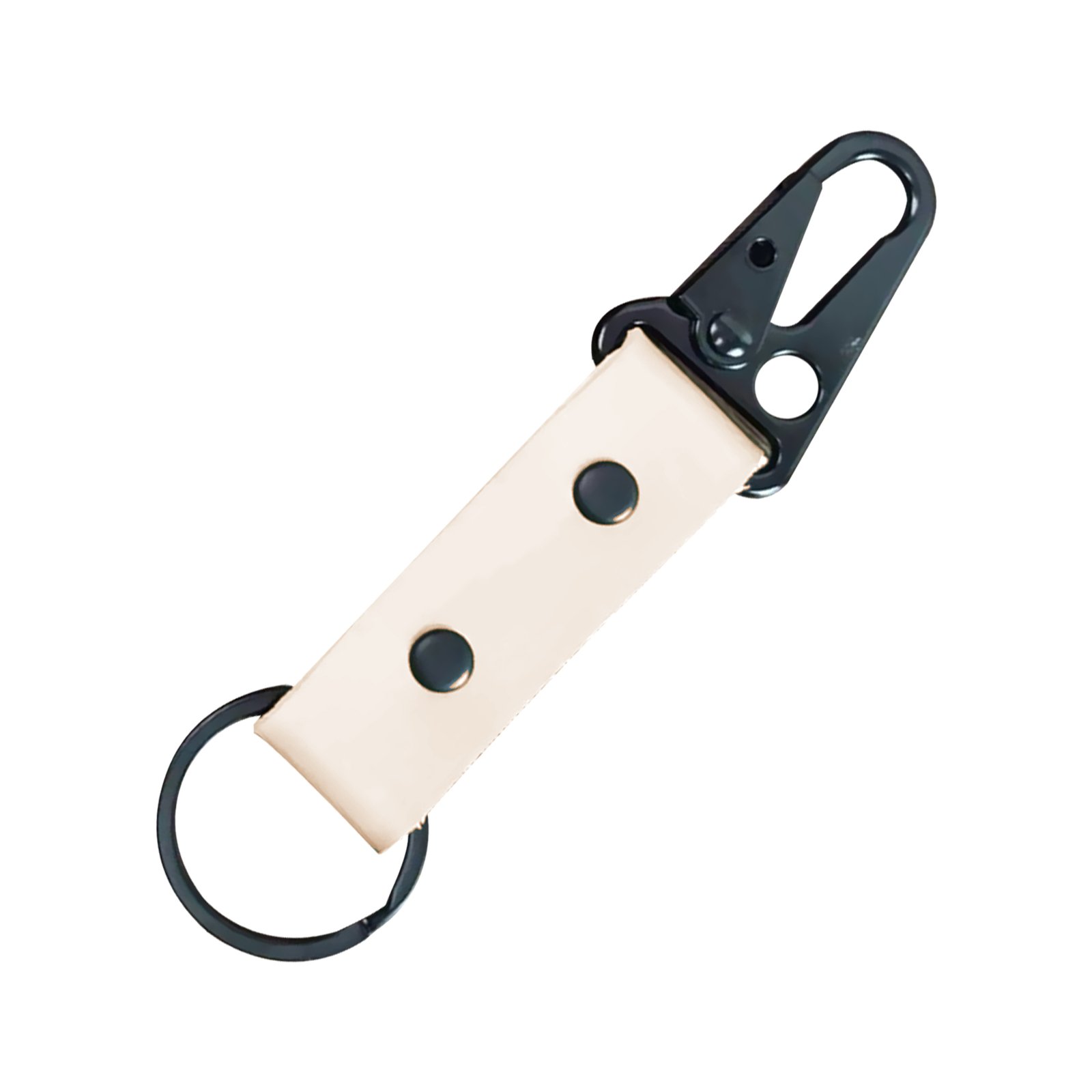 Leather Carabiner Zinc Alloy Key Holder