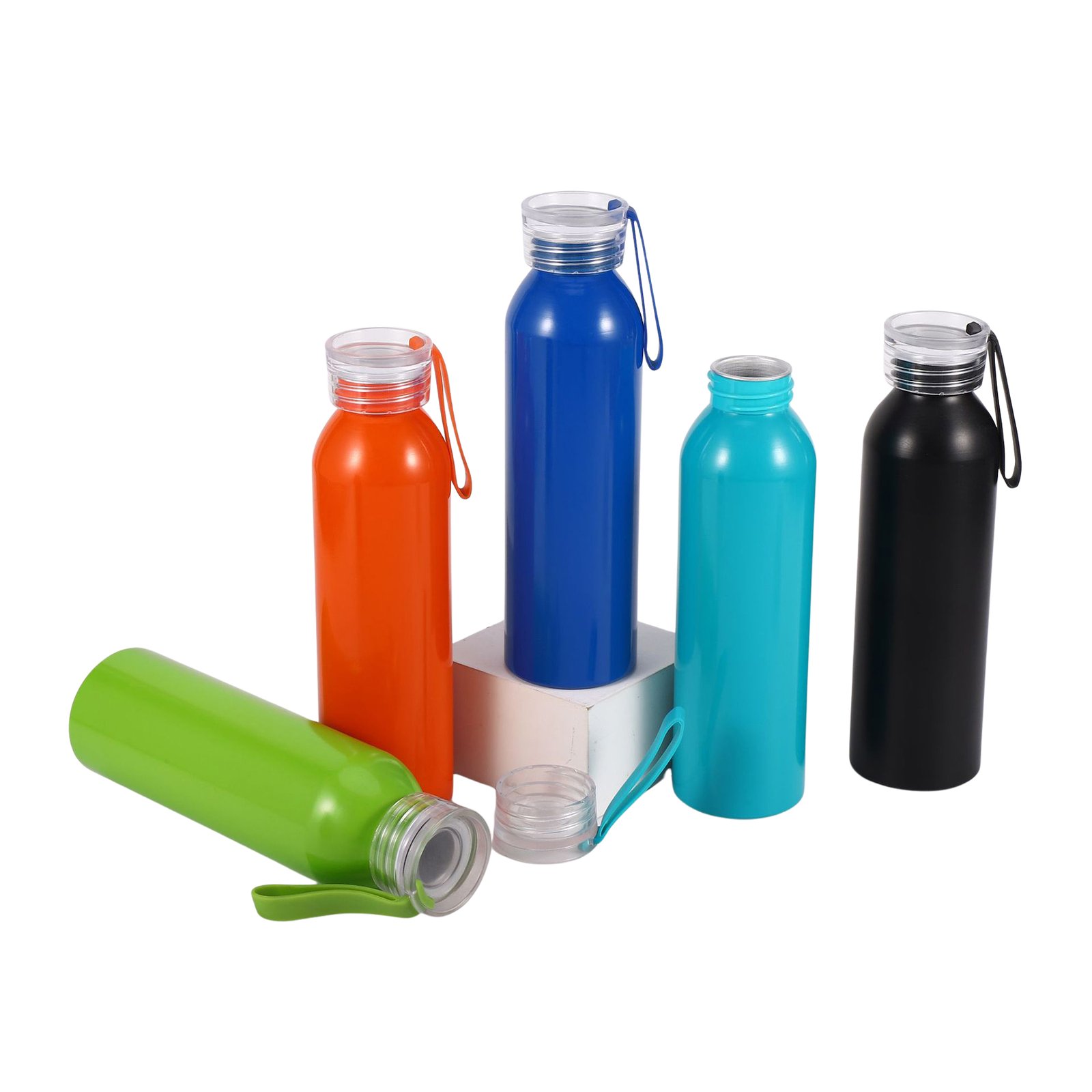20oz Aluminum Bottle with Silicone Strap
