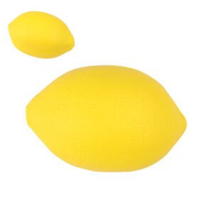2.1"x1.4" Soft PU Lemon Shape Relieve Stress Balls