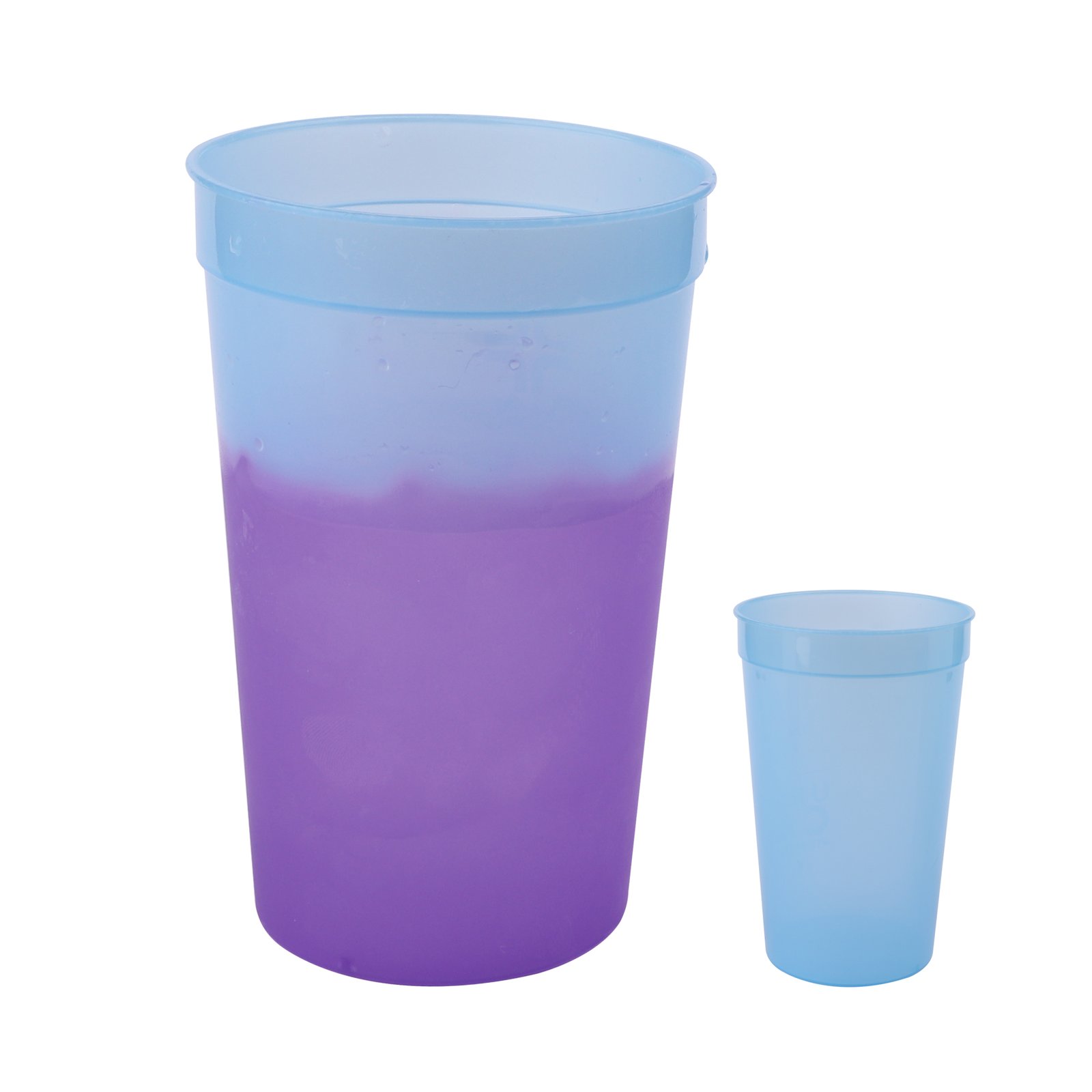 16oz Reusable Plastic Color Changing Mood Stadium Cups