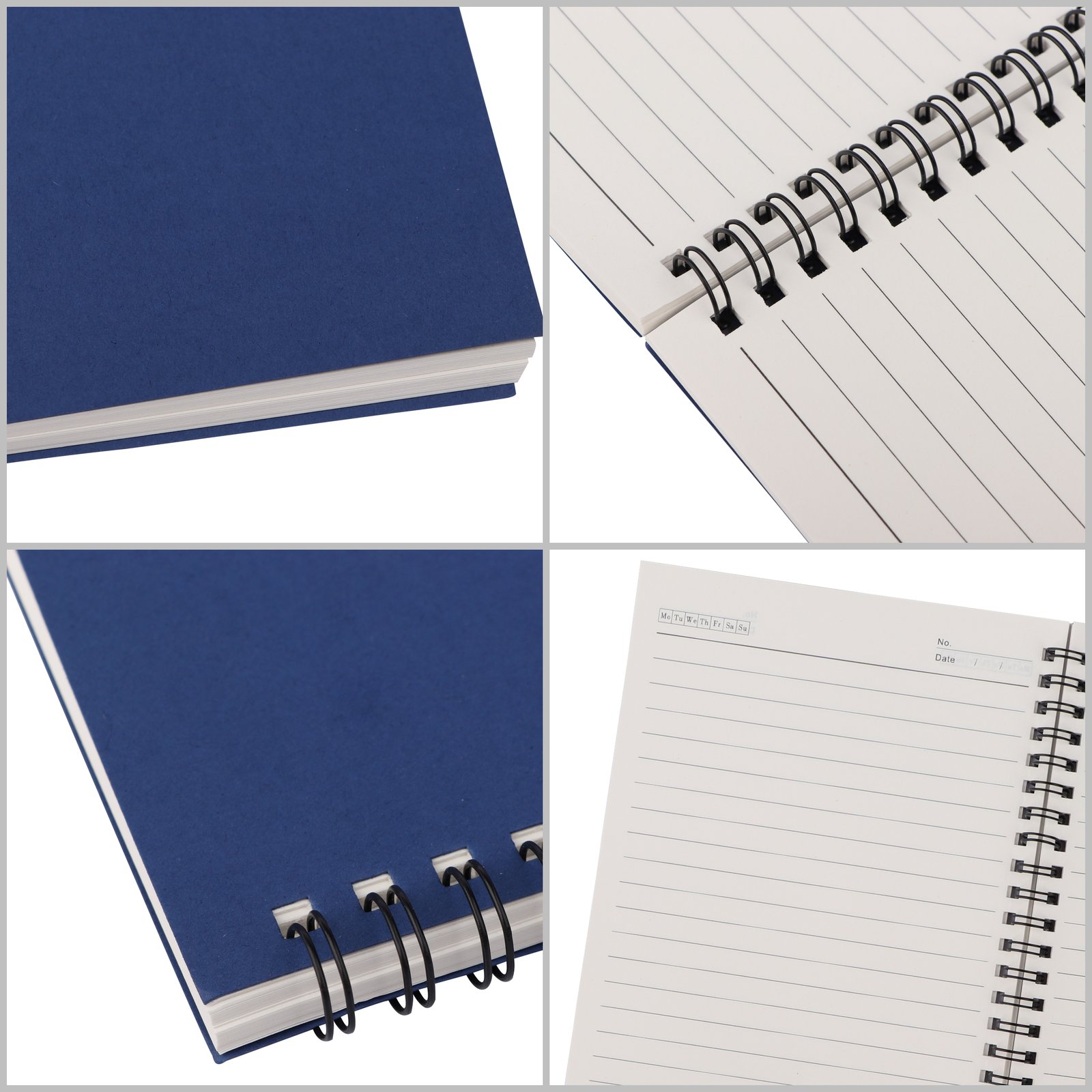 A5 Lined Journal Spiral Notebook W/ 100 Lined Pages