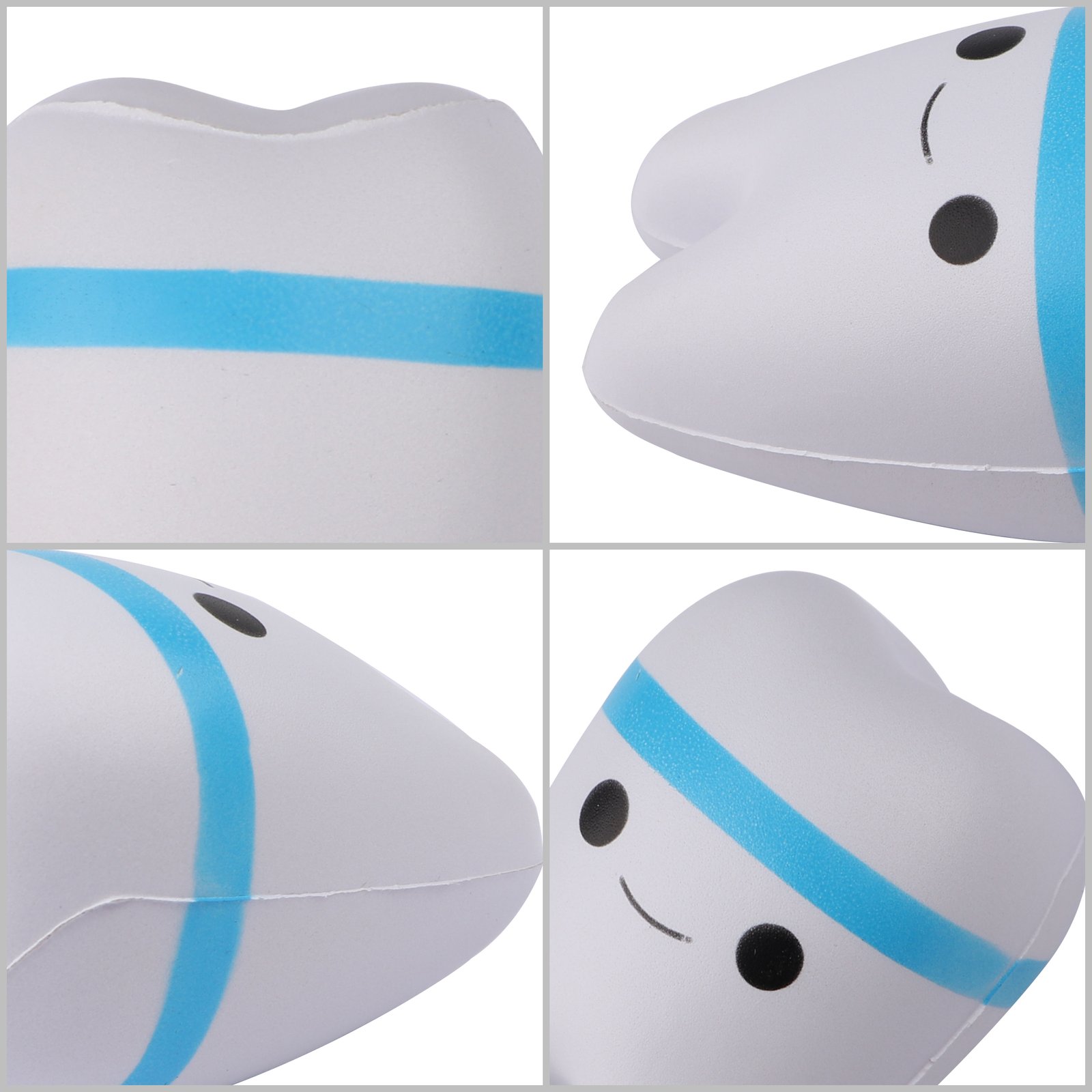 Custom PU Jumbo Tooth Stress Ball Anxiety Relieve Toy